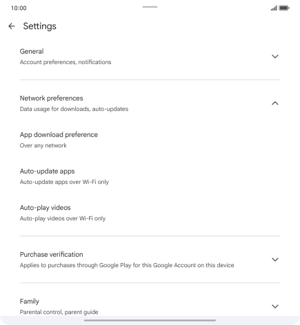 Press Auto-update apps. Press Auto-update apps.