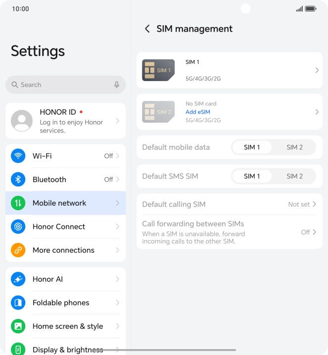 Press Add eSIM. Press Add eSIM.