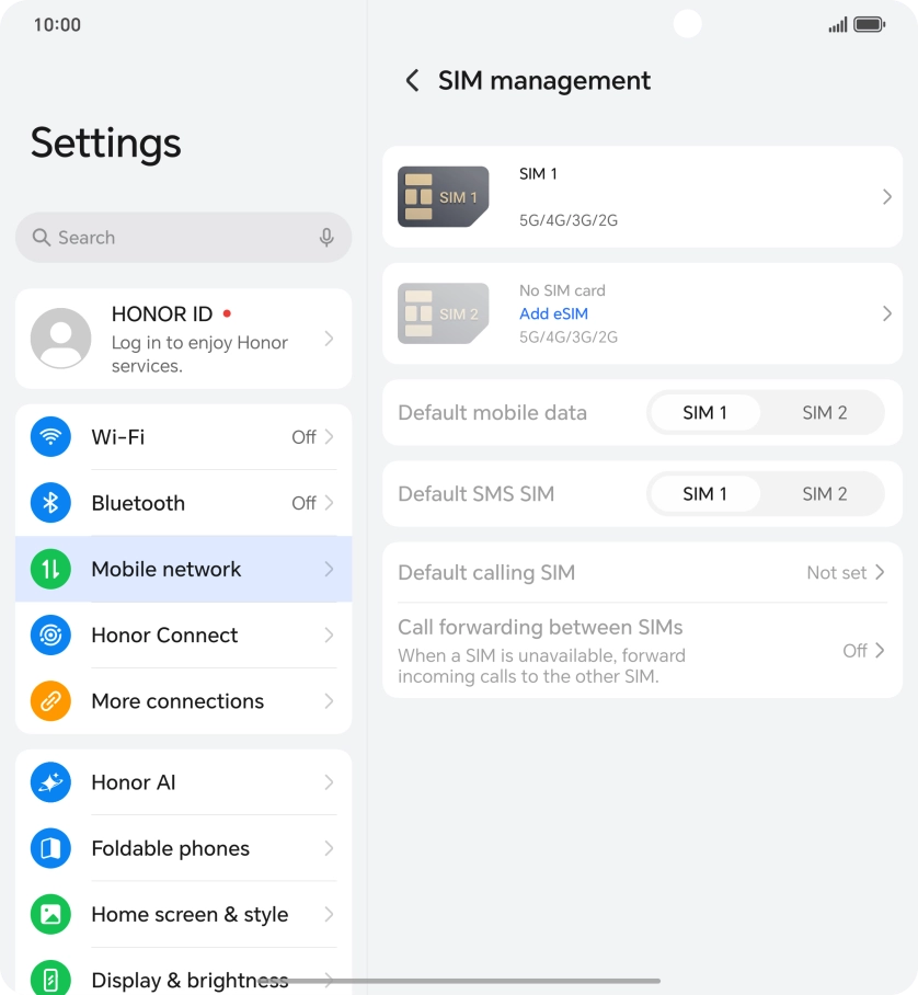 Press Add eSIM. Press Add eSIM.
