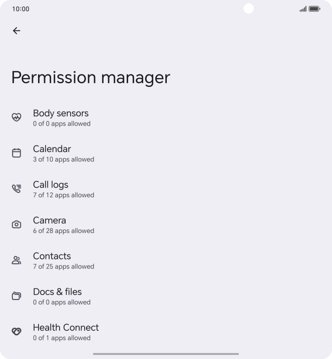 Press the required phone function. Press the required phone function.