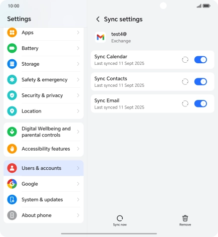 Press Remove. Press Remove.