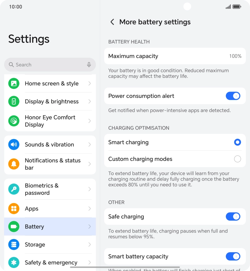 Press the indicator next to Press the indicator next to