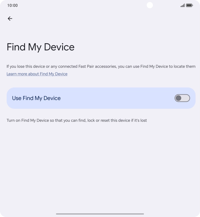 Press the indicator next to Press the indicator next to