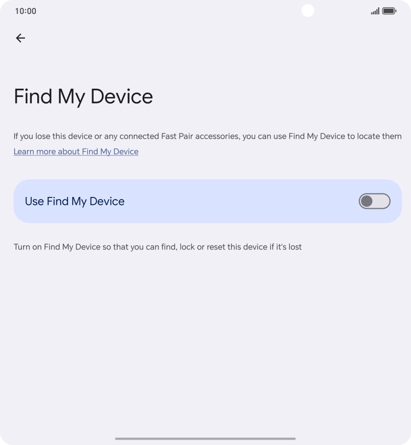 Press the indicator next to Press the indicator next to