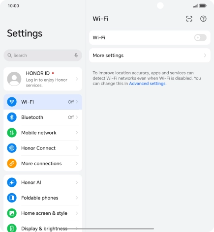 Press the indicator next to Press the indicator next to