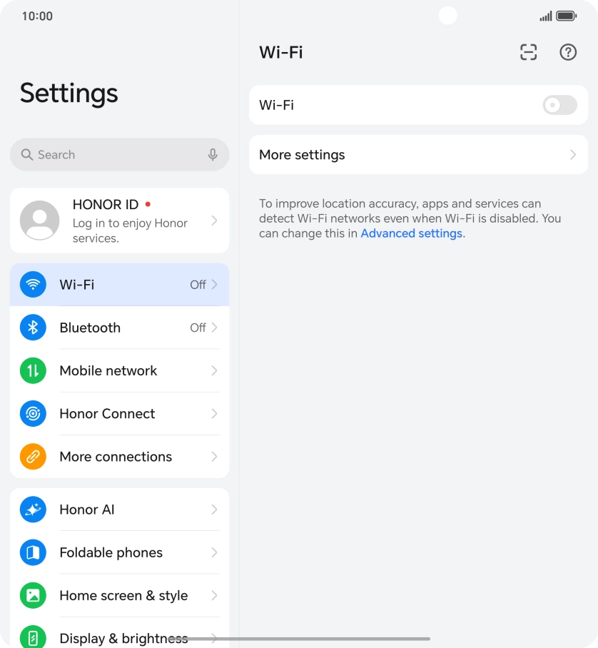 Press the indicator next to Press the indicator next to