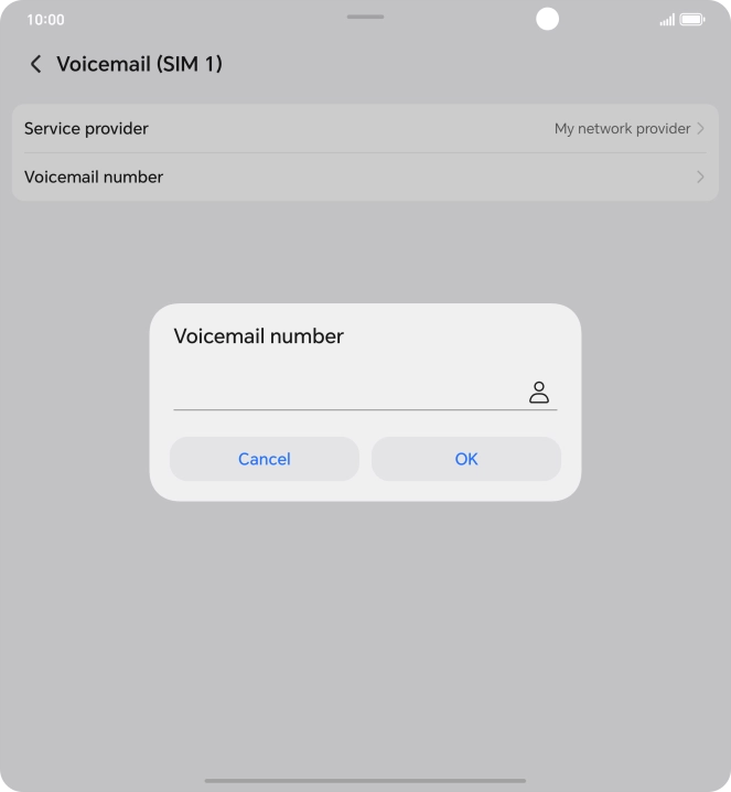Key in +447836121121 and press OK. Key in +447836121121 and press OK.