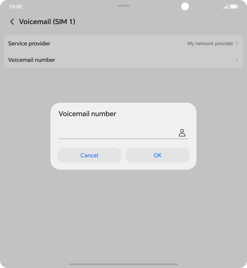 Key in +447836121121 and press OK. Key in +447836121121 and press OK.