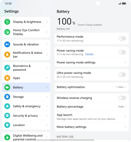 Press the indicator next to Press the indicator next to