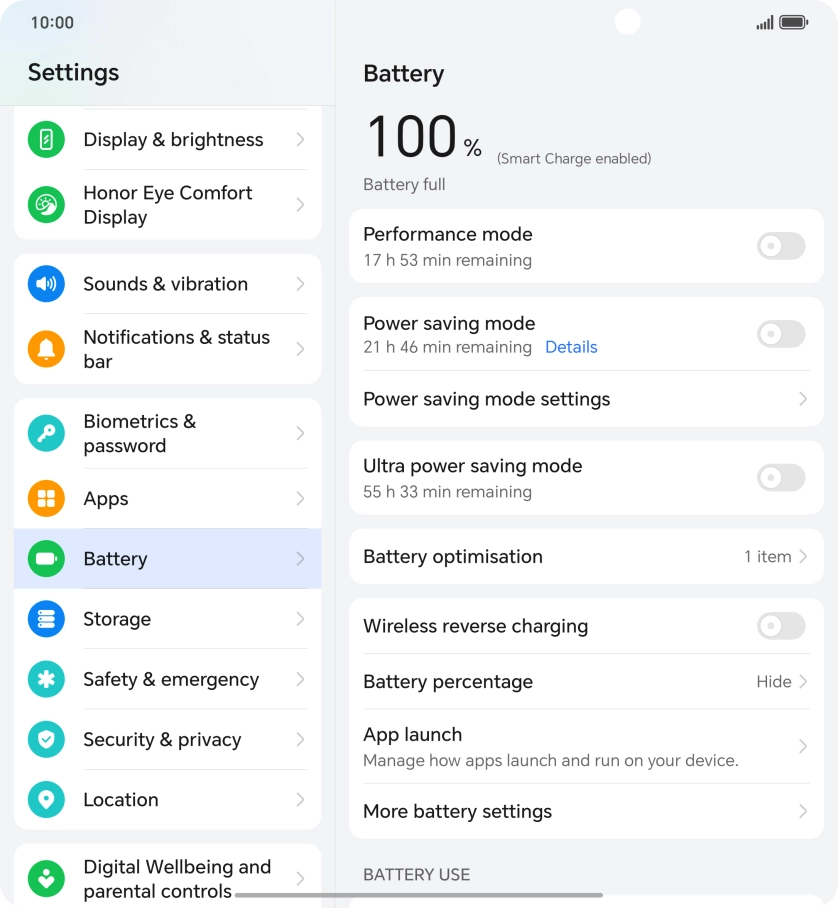 Press the indicator next to Press the indicator next to