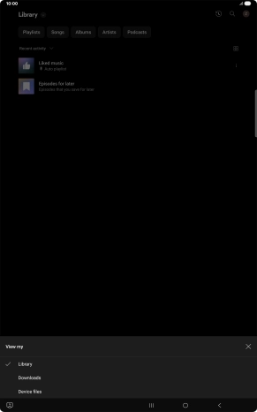 Press the required category and go to the required audio file. Press the required category and go to the required audio file.