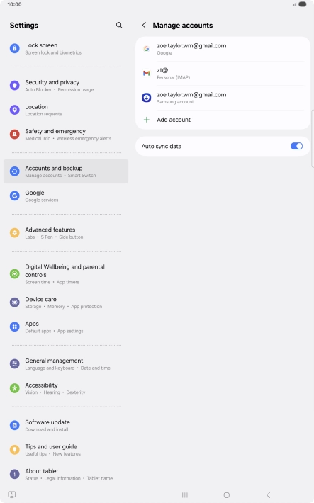 Press the Home key to return to the home screen. Press the Home key to return to the home screen.