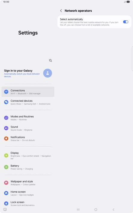 Press the indicator next to Press the indicator next to