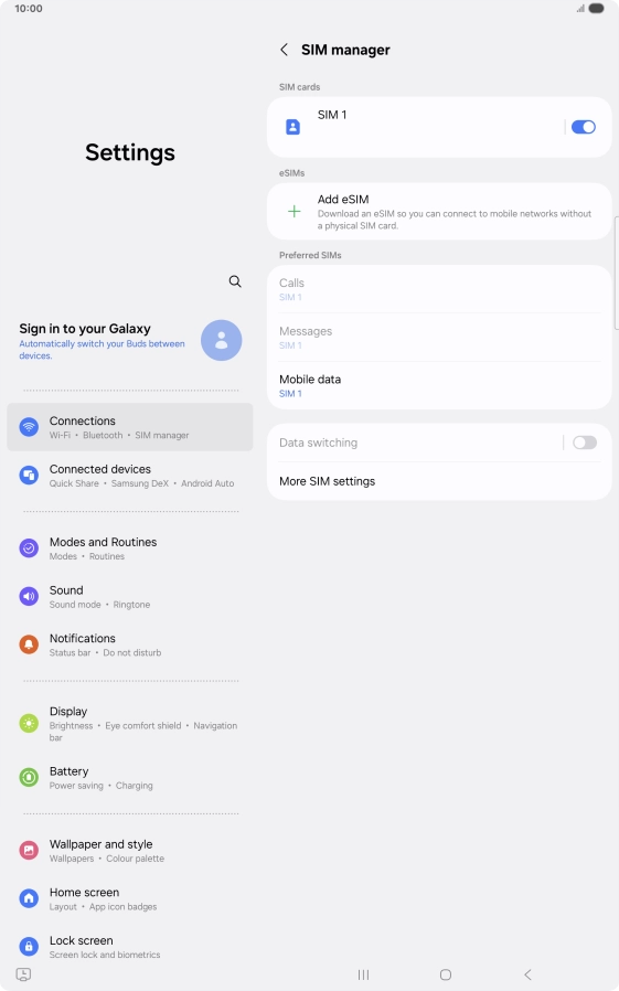 Press Add eSIM. Press Add eSIM.