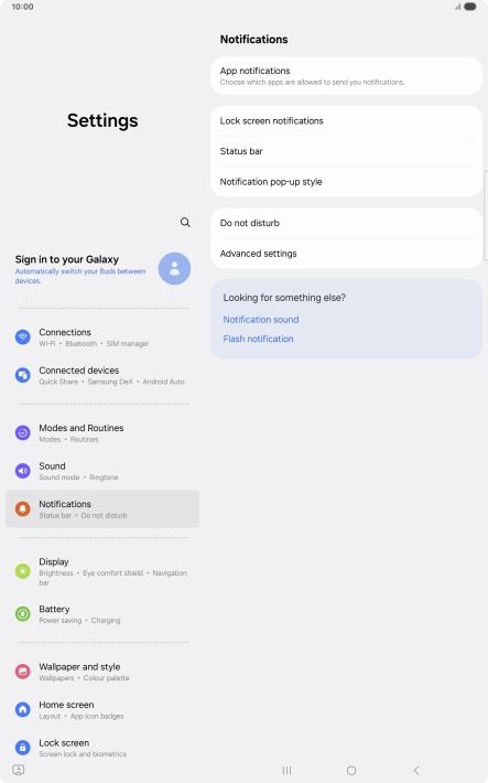 Press App notifications. Press App notifications.