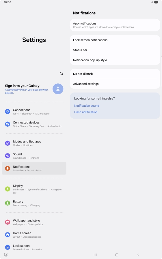 Press App notifications. Press App notifications.