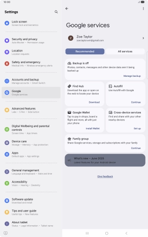 Press Find Hub. Press Find Hub.