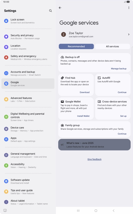 Press Find Hub. Press Find Hub.