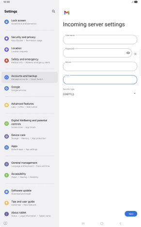 Press the drop down list below Press the drop down list below