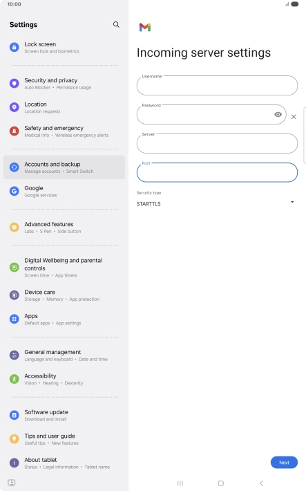 Press the drop down list below Press the drop down list below