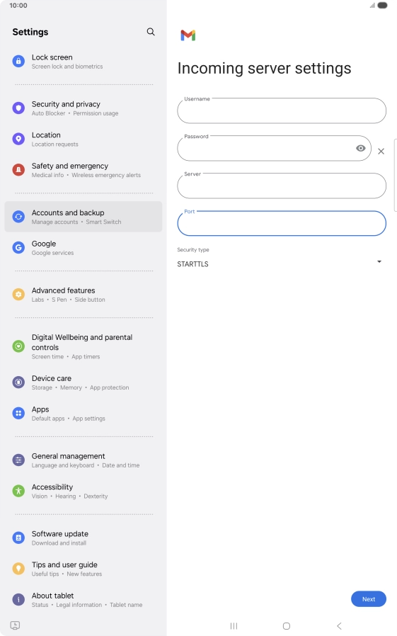 Press the drop down list below Press the drop down list below