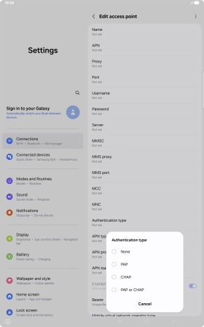 Press PAP. Press PAP.