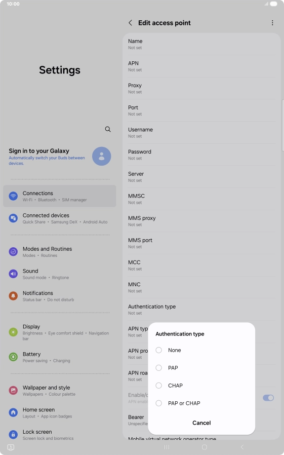 Press PAP. Press PAP.