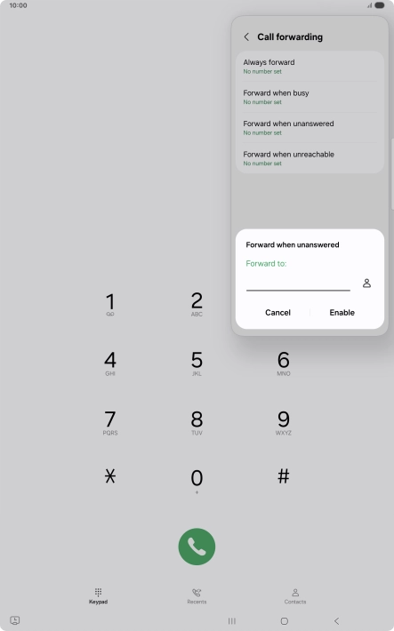 Key in +61414121121 and press Enable. Key in +61414121121 and press Enable.