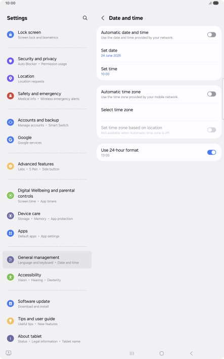 Press the indicator next to Press the indicator next to