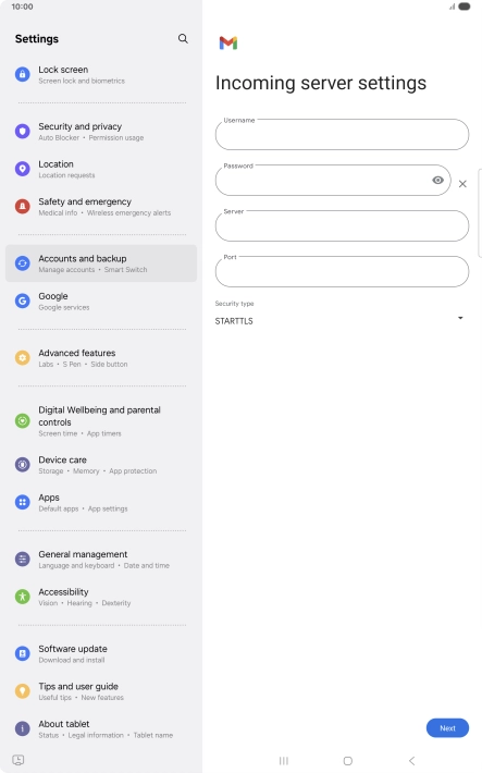 Press the field below Press the field below