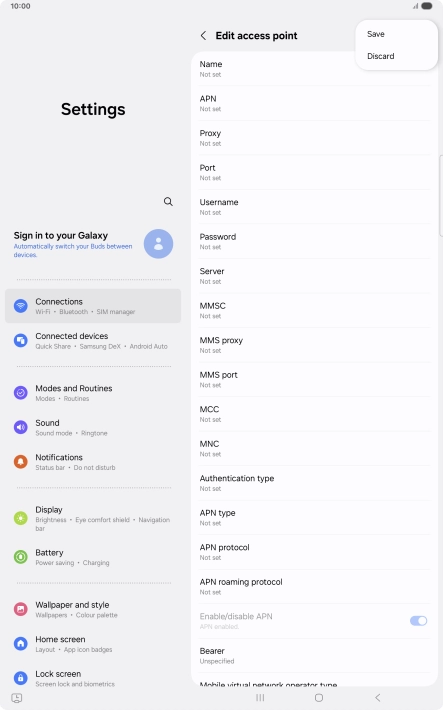 Press Save. Press Save.