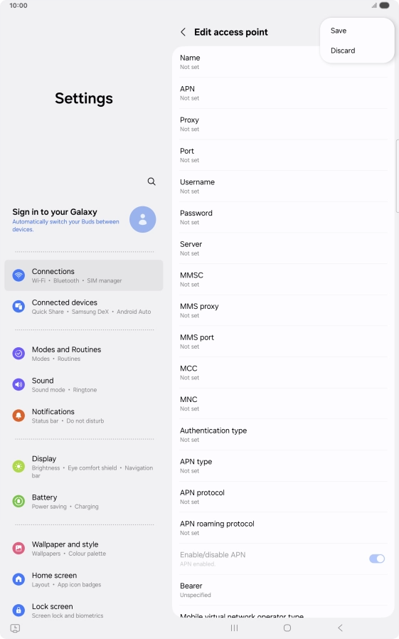 Press Save. Press Save.