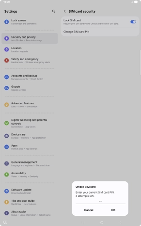 Key in your PIN and press OK. Key in your PIN and press OK.