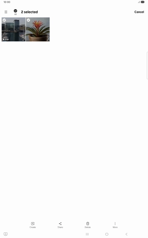 Press Share. Press Share.