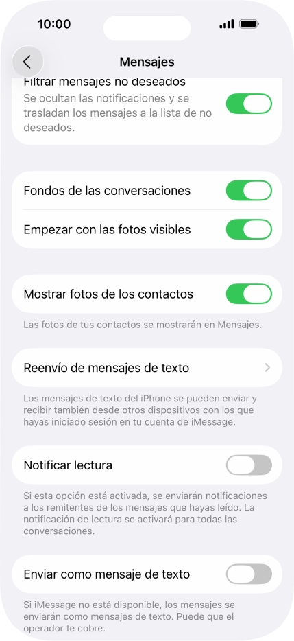 Pulsa el indicador junto a Pulsa el indicador junto a