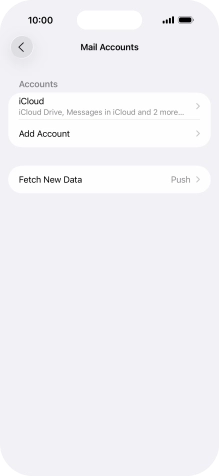 Press Add Account. Press Add Account.