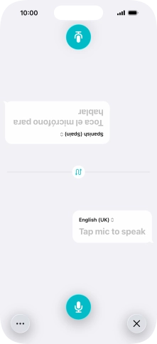 Press the end icon to end two-way view. Press the end icon to end two-way view.