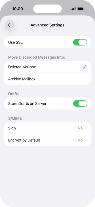 Press the indicator next to Press the indicator next to