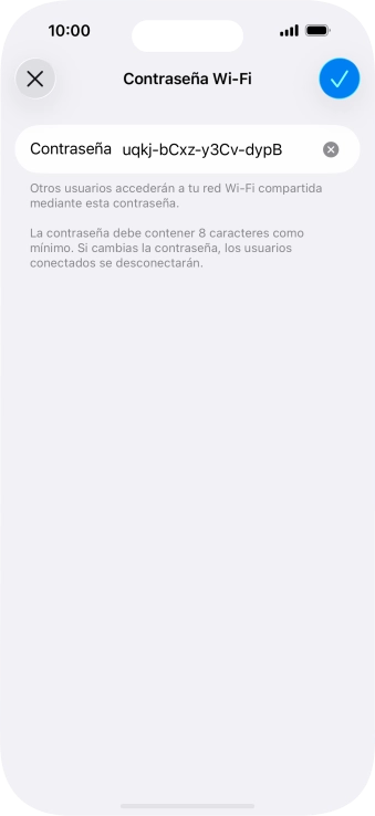 Pulsa el icono de aceptar. Pulsa el icono de aceptar.
