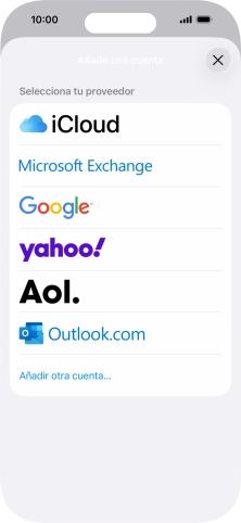 Pulsa Añadir otra cuenta.... Pulsa Añadir otra cuenta....