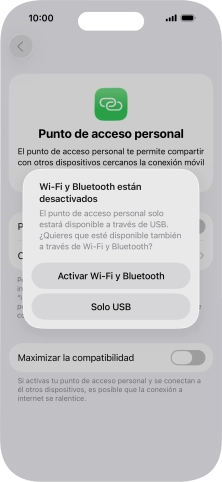 Si el wifi está desactivado, pulsa Activar Wi-Fi y Bluetooth. Si el wifi está desactivado, pulsa Activar Wi-Fi y Bluetooth.