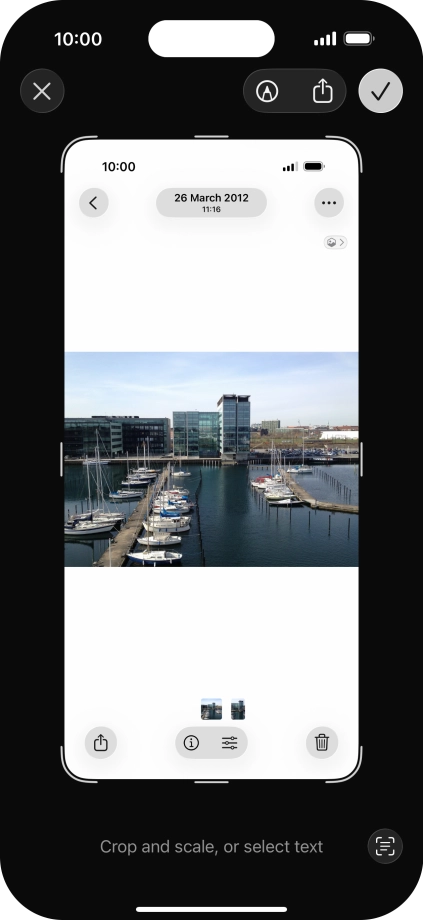 To use visual intelligence via screenshot, take a screenshot and follow the instructions on the screen to use the function. To use visual intelligence via screenshot, take a screenshot and follow the instructions on the screen to use the function.