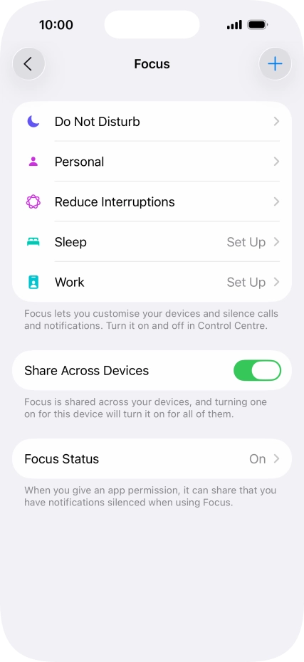 Press Do Not Disturb. Press Do Not Disturb.