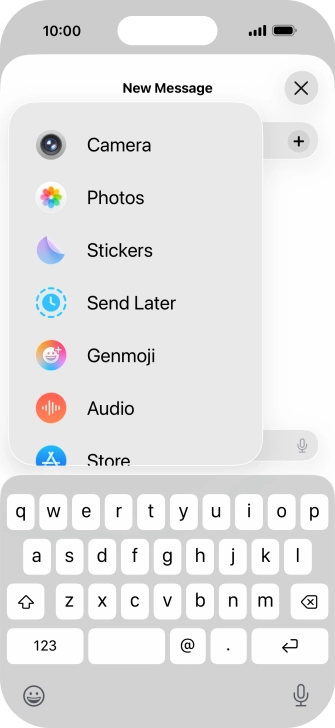 Press Genmoji. Press Genmoji.