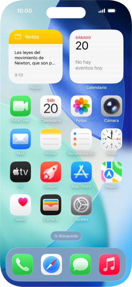 Pulsa Ajustes. Pulsa Ajustes.