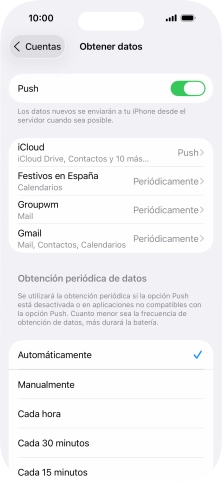 Pulsa el indicador junto a Pulsa el indicador junto a