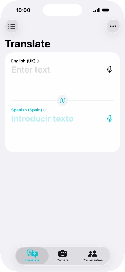 Press the first drop down list. Press the first drop down list.