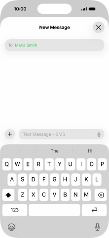 Press the microphone icon and say the required text. Press the microphone icon and say the required text.