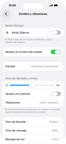 Pulsa el indicador junto a Pulsa el indicador junto a