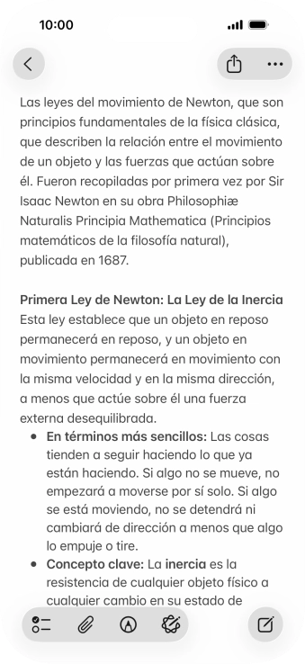 Pulsa el icono de Apple Intelligence. Pulsa el icono de Apple Intelligence.